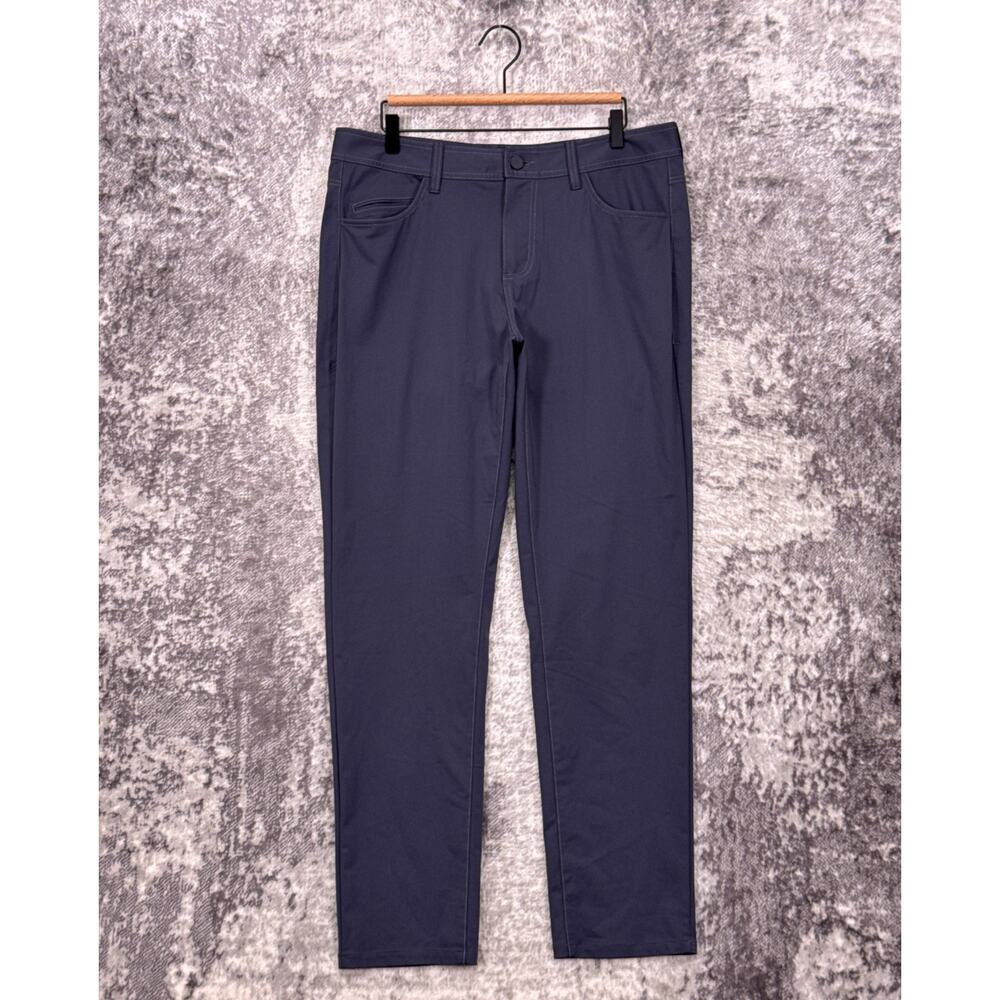 Rhone Pants 35 x 31 Mens Commuter 5 Pocket Gray